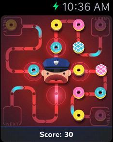 Cops and Donuts! Dont block the lines Apple Watch软件封面