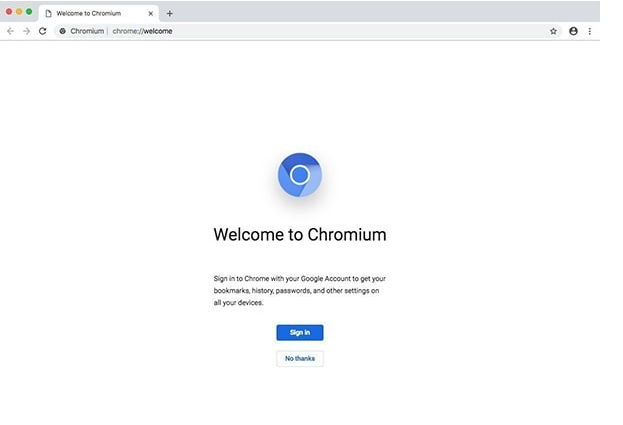 Chromium Browser Screenshot
