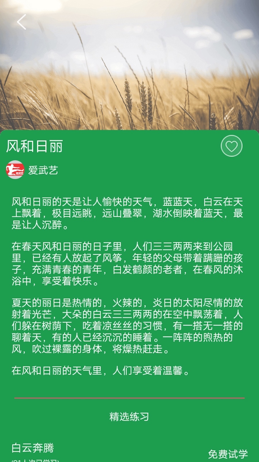 爱武艺软件封面