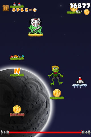 Froggy Jump苹果手机软件封面