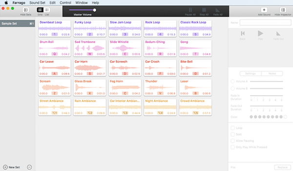 Farrago Mac Interface