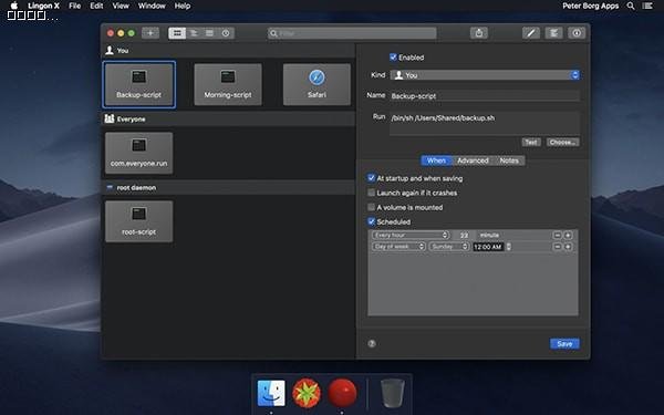 Lingon X for Mac