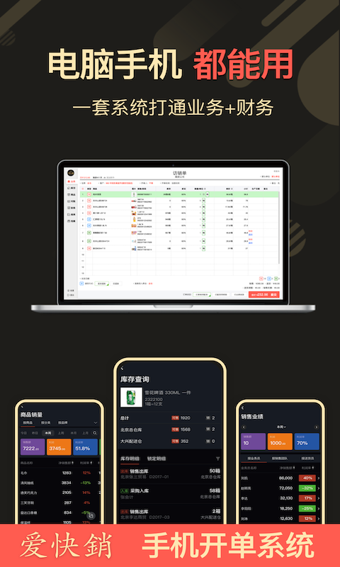 爱快销进销存软件封面