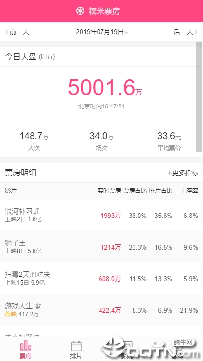 糯米票房ios软件封面