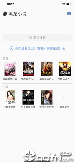 黑龙小说ios软件封面