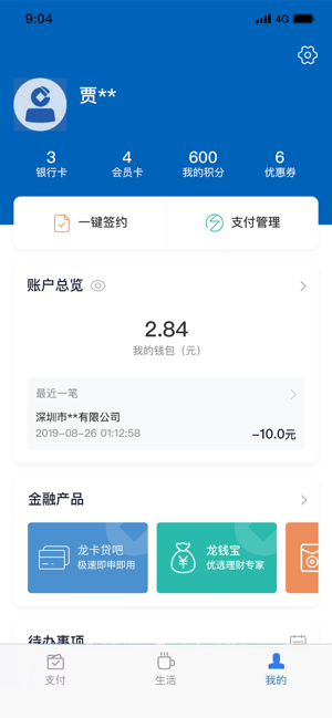 建行龙支付ios软件封面