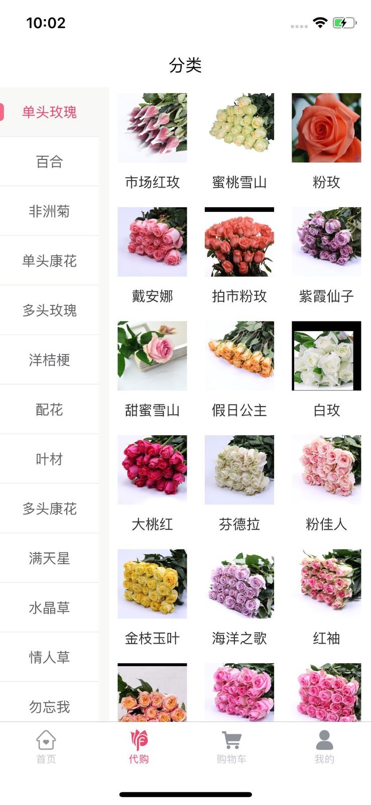 嘉佳花卉鲜花批发一件代发软件封面