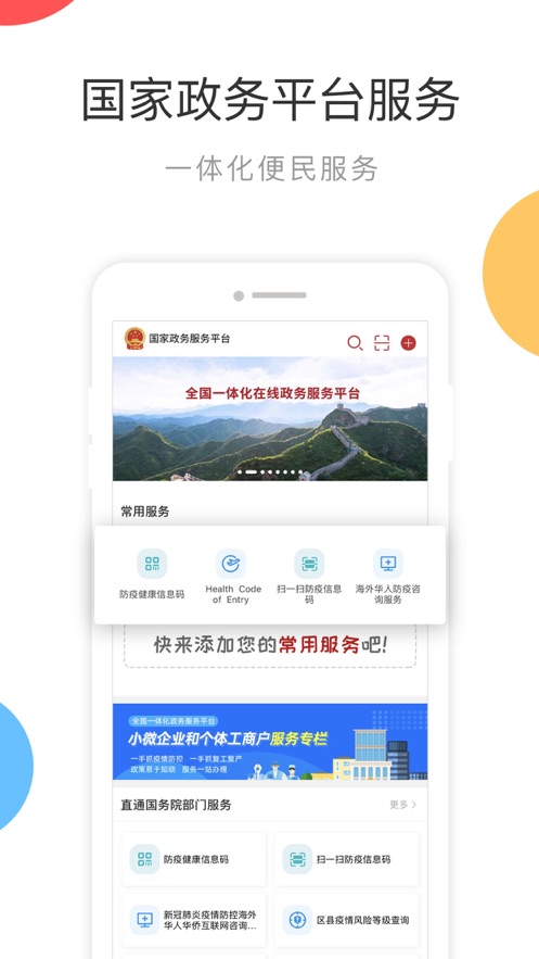 国家政务服务平台ios软件封面