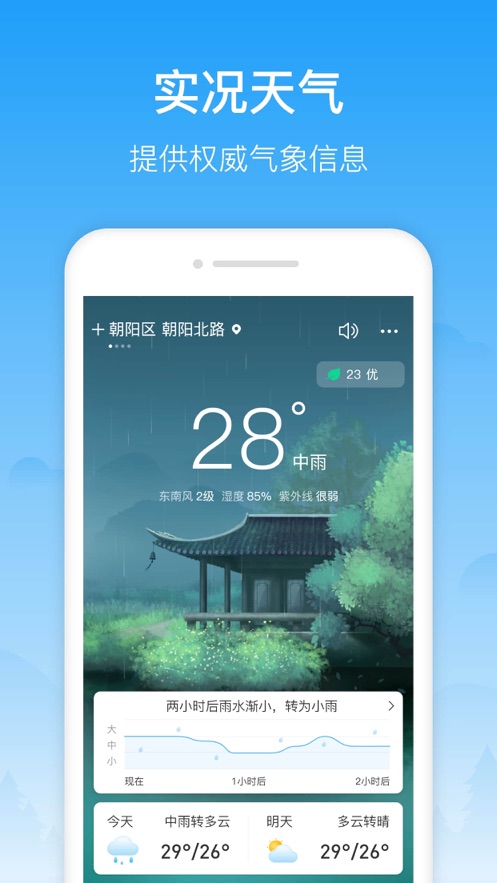 相雨天气预报软件封面