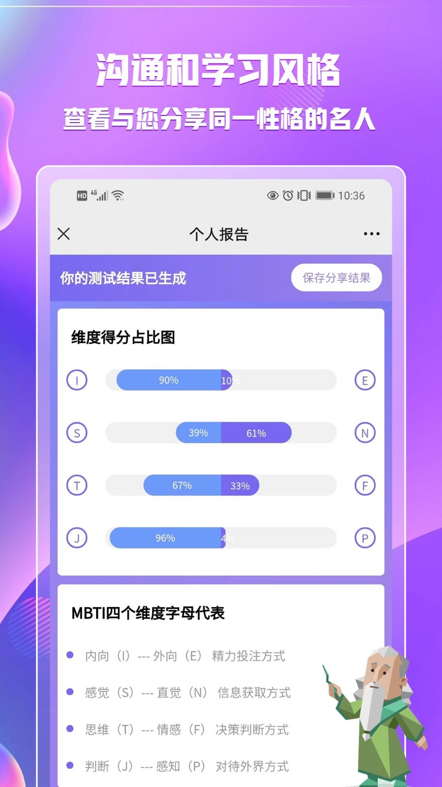 MBTI职业性格测试软件封面
