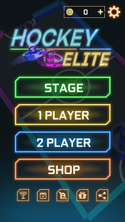 桌面冰球王者双人游戏iOS软件封面