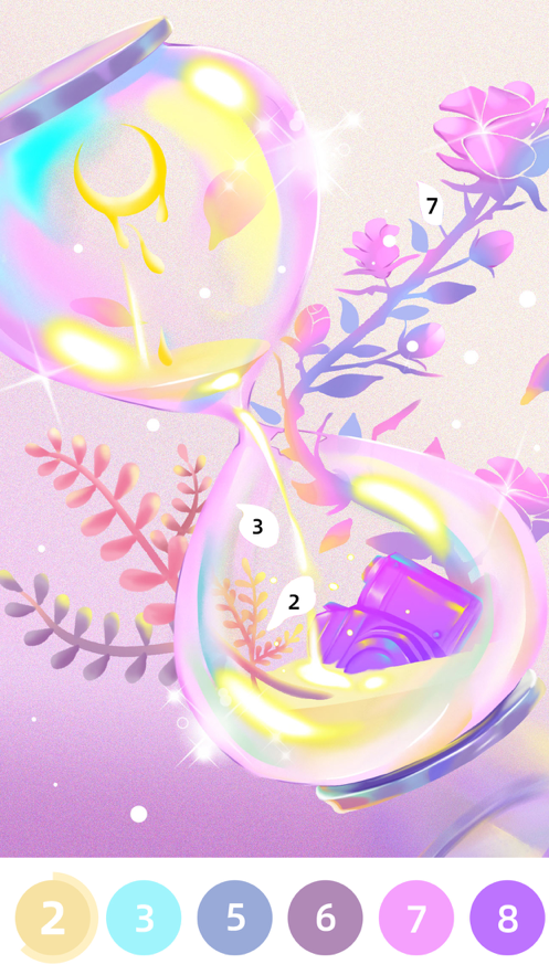 花花填色游戏iOS软件封面