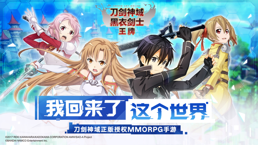 刀剑神域黑衣剑士王牌iOS软件封面