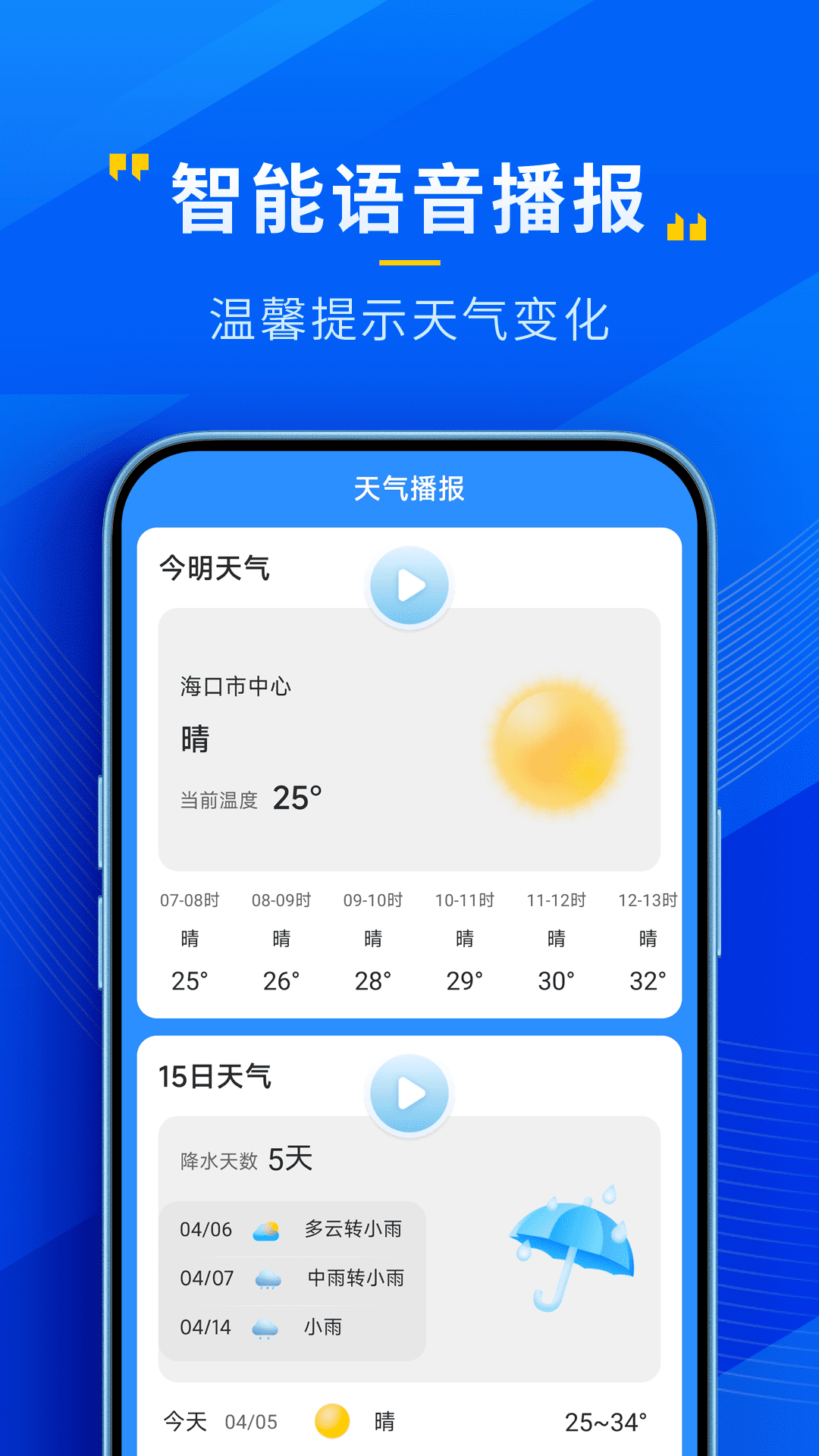 瑞奇天气软件封面