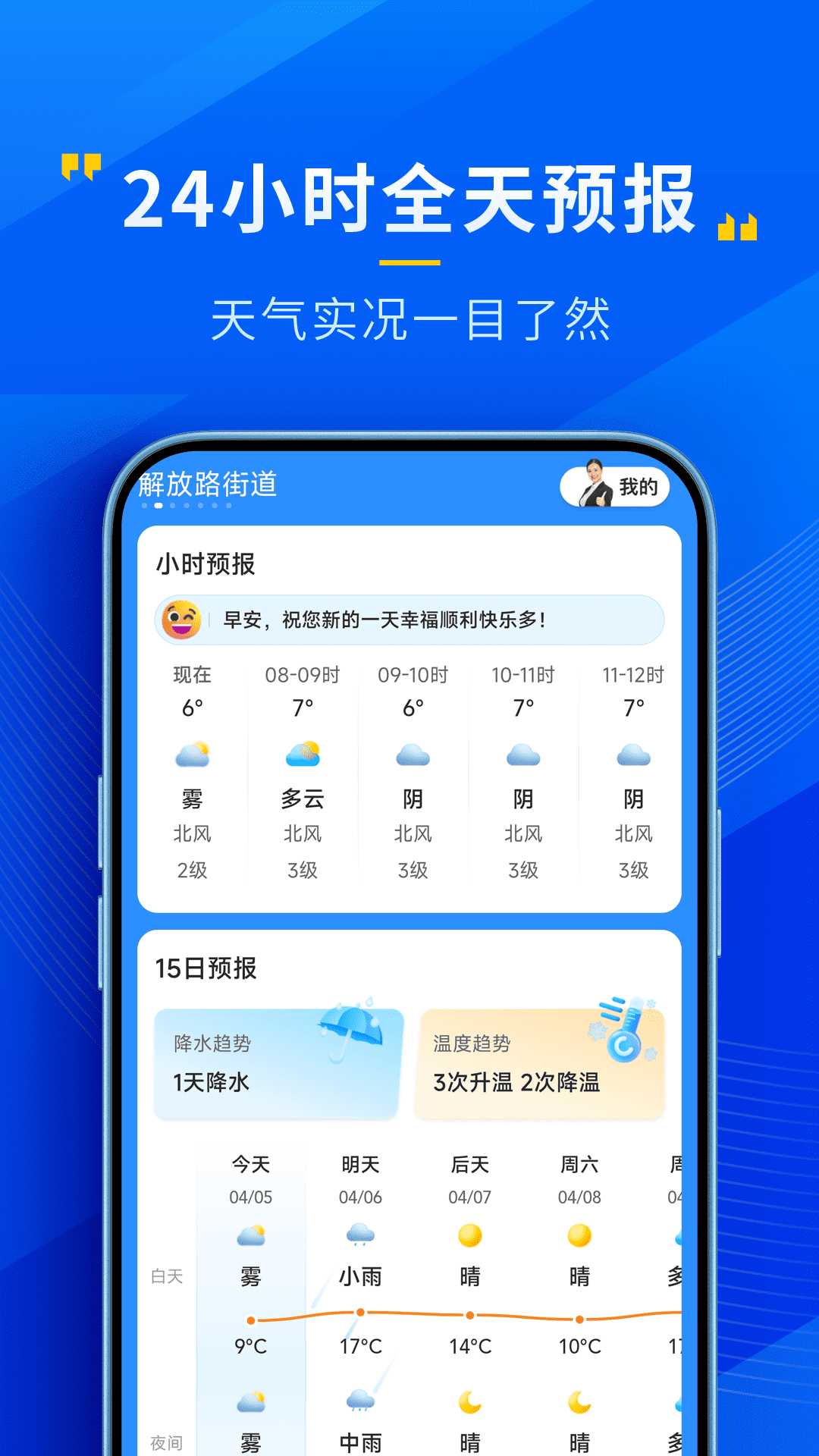 瑞奇天气软件封面