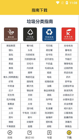 垃圾分类大全APP功能