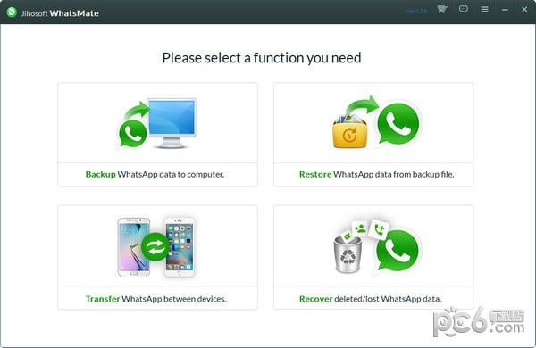 Jihosoft WhatsMate v1.0.1 免费版