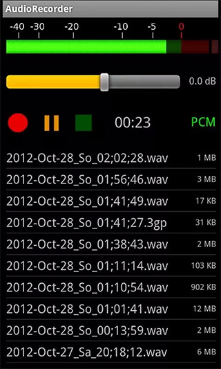 audio recorder软件封面