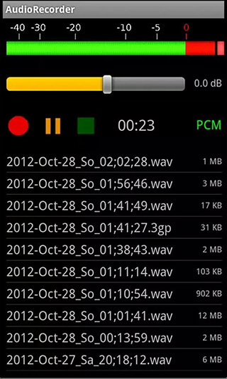 audio recorder软件封面