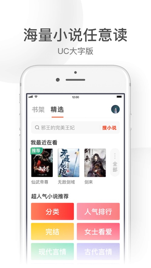 UC大字软件封面