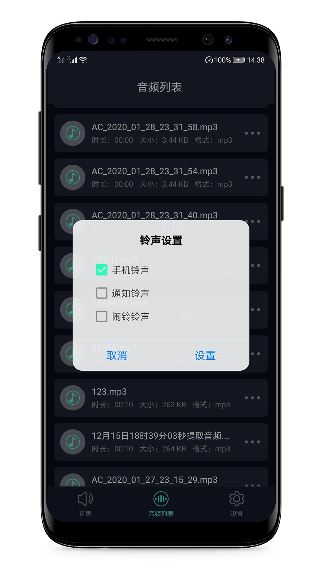 语音备忘录第3张手机截图