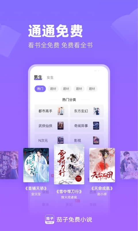 茄子免费小说软件封面
