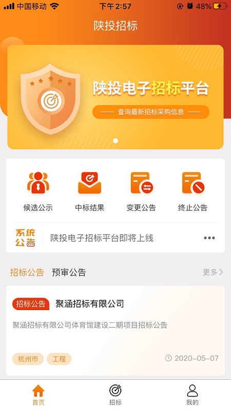 陕投招标软件封面