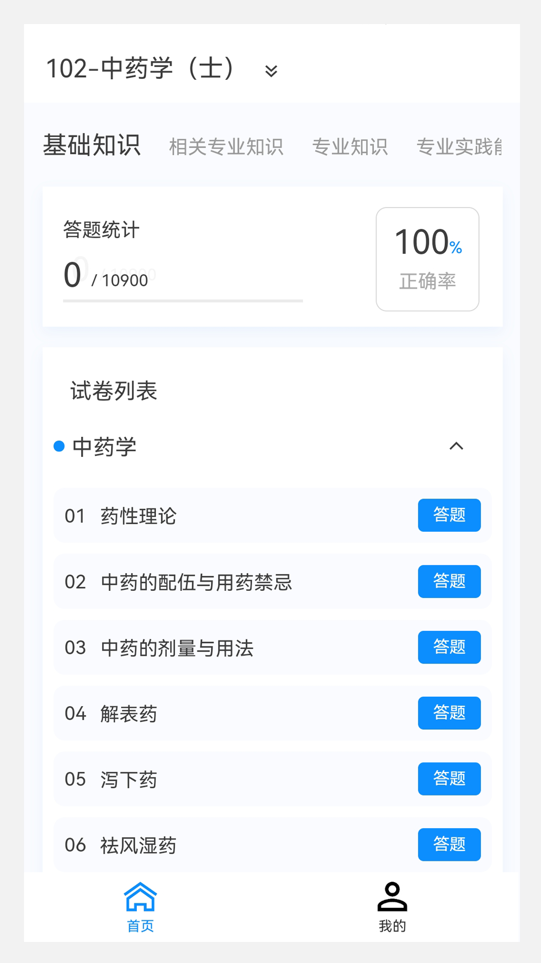 初级护师100题库软件封面