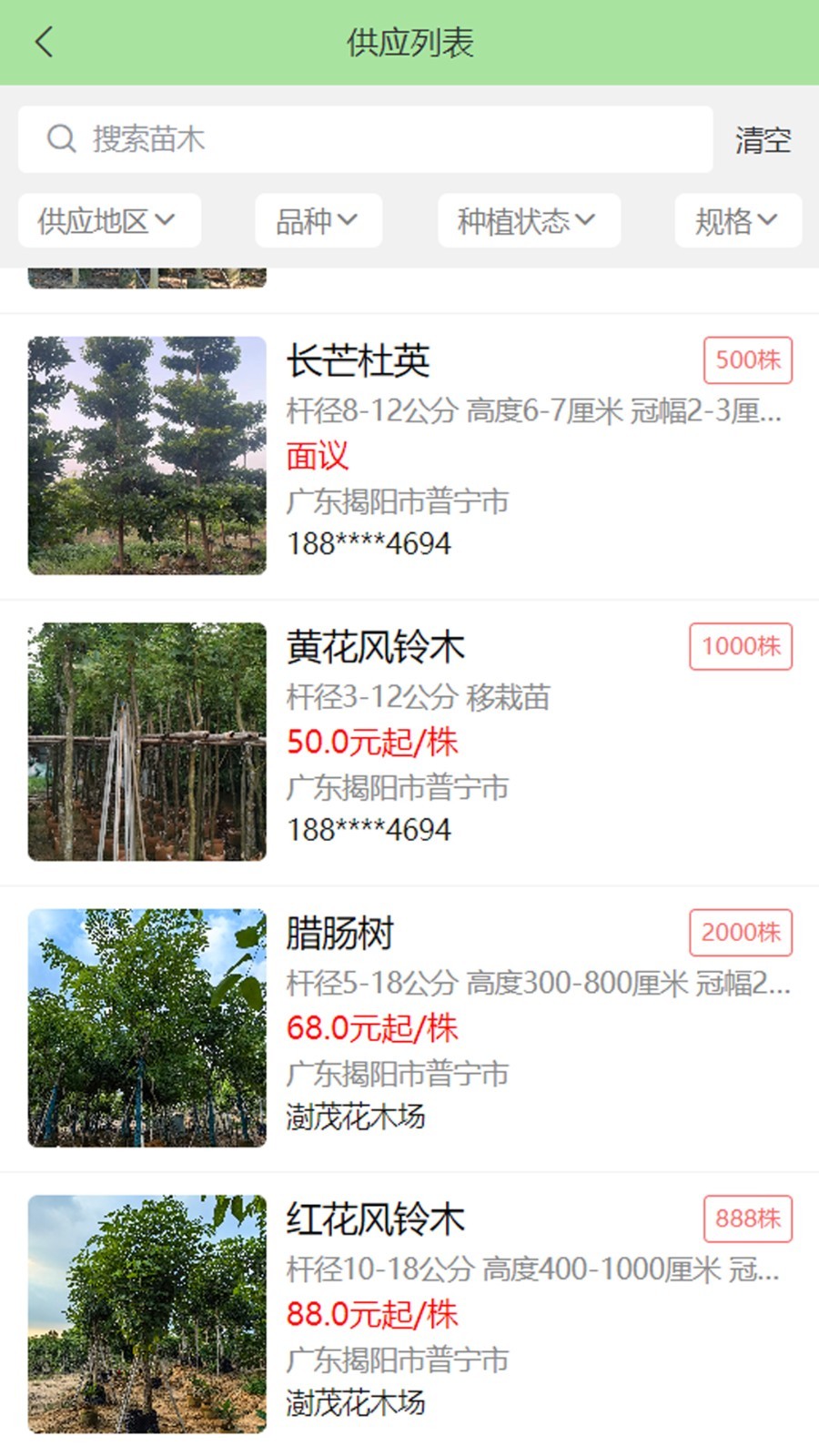 点苗报价软件封面