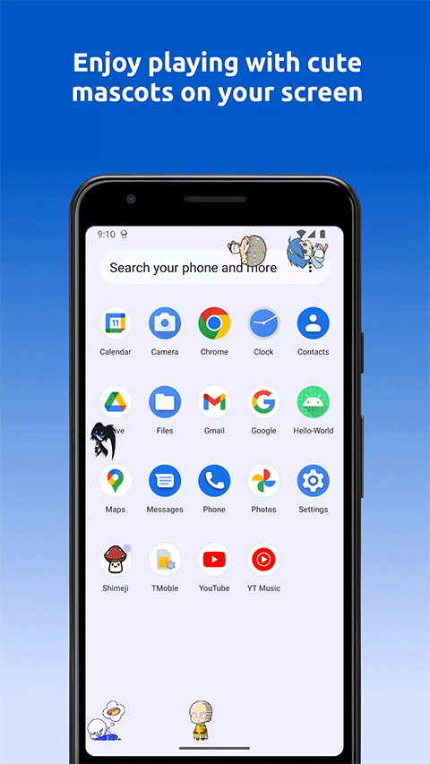 Shimeji桌宠app截图