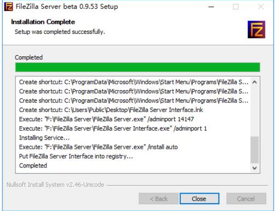 FileZilla Installation Step 2