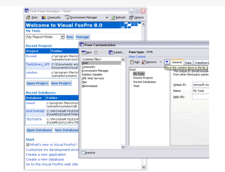 Visual FoxPro 6.0 features