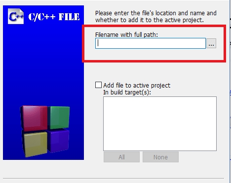 Code::Blocks IDE screenshot