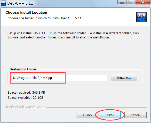 Dev C++ Installation Step 1