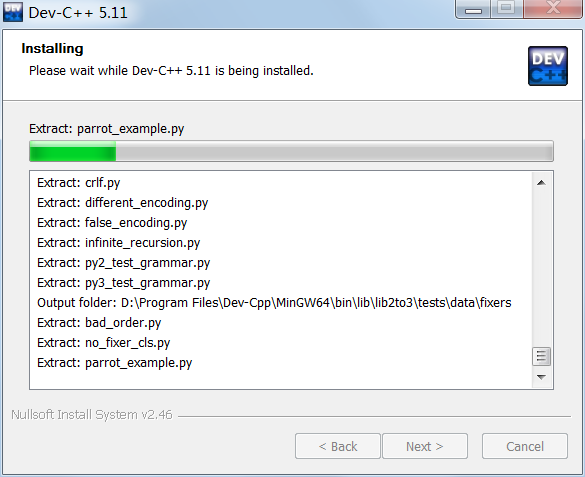 Dev C++ Installation Step 2