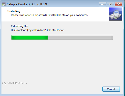 CrystalDiskInfo Installation Step 2