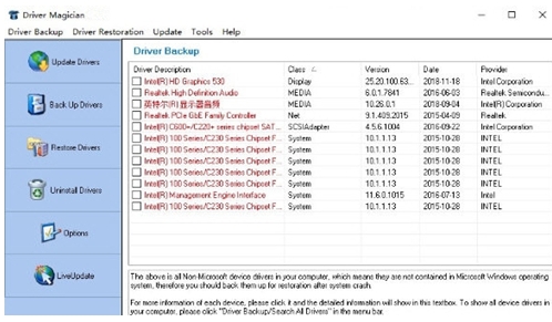 Driver Magician Features