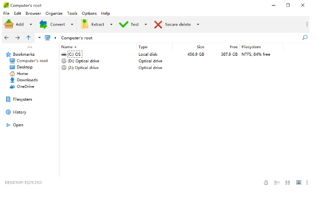 PeaZip Screenshot