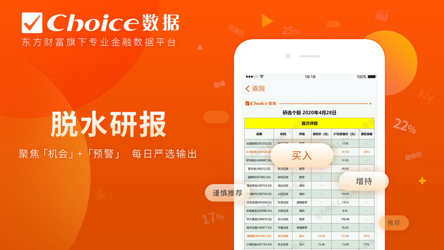 东方财富Choice数据ios软件封面
