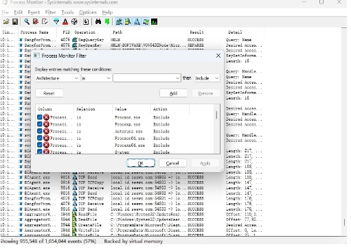 Process Monitor Capabilities