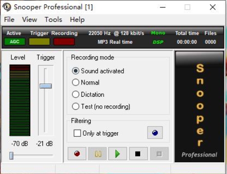Snooper Software Screenshot