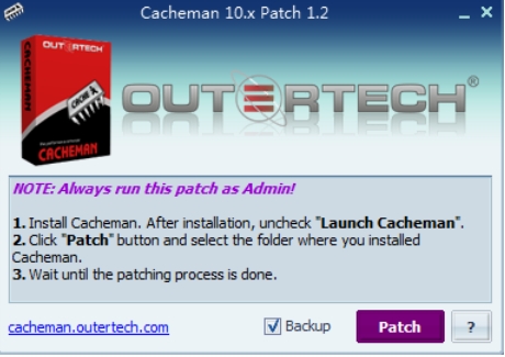 Cacheman安装完成