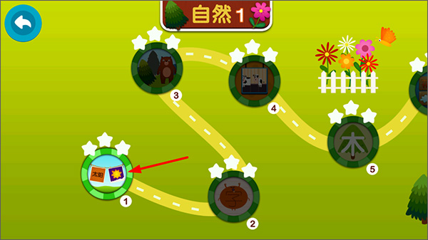 阳阳儿童识字软件第一单元第一节