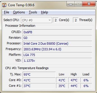 Core Temp 图像