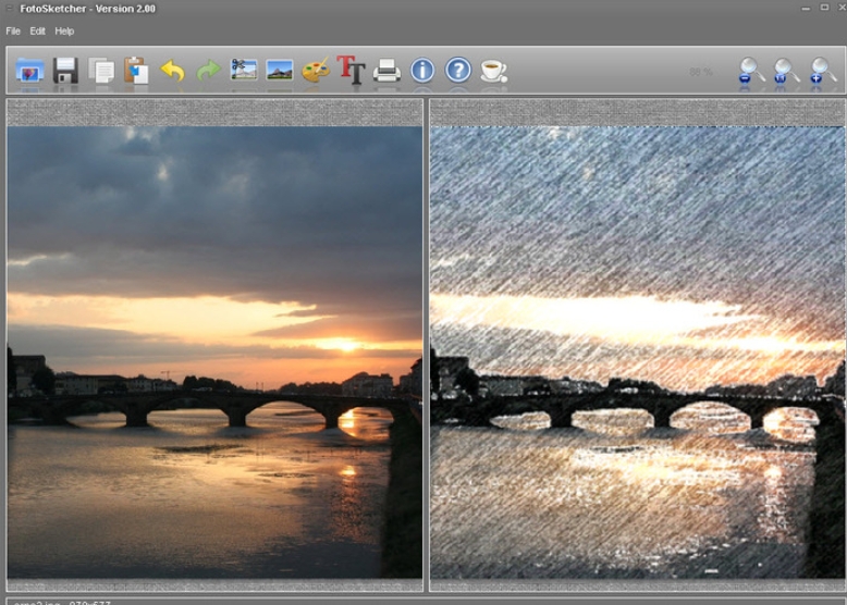 FotoSketcher 示例图片