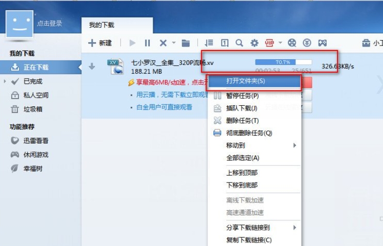 迅雷7功能展示截图