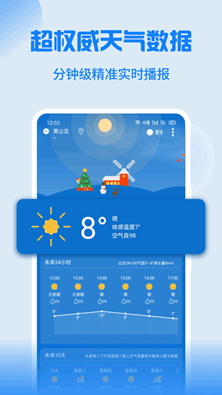 Holi天气应用程序截图