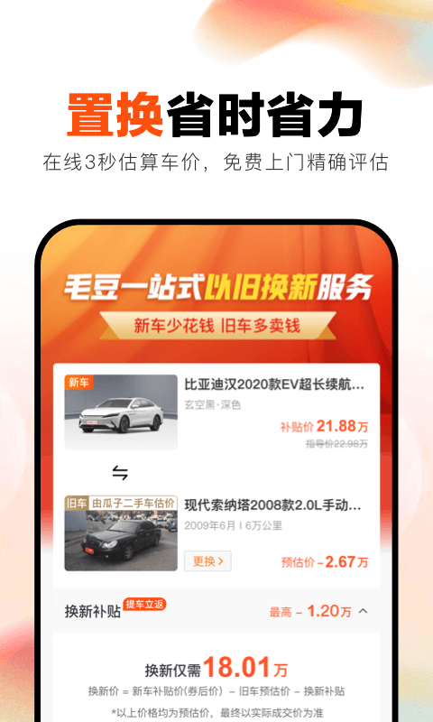 毛豆新车app软件封面
