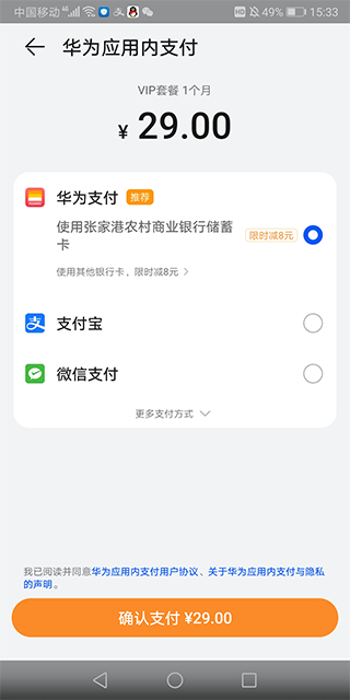 支付页面示例