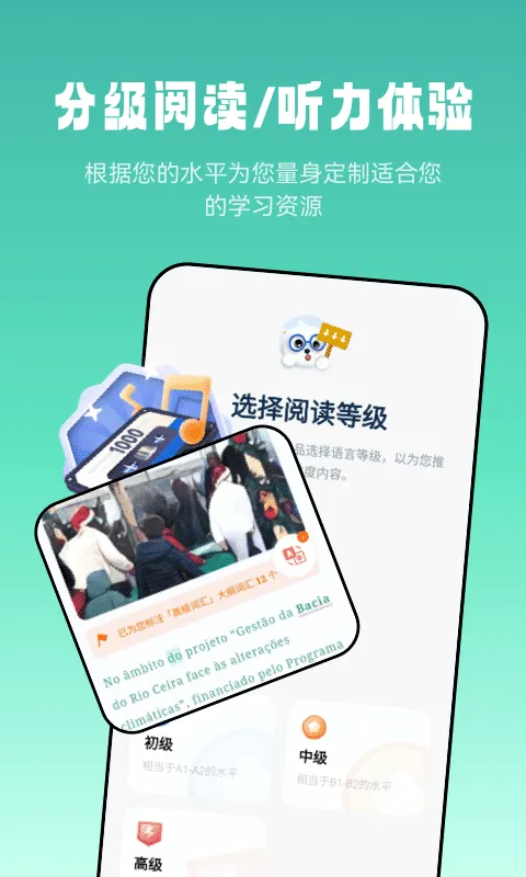 莱特葡萄牙语阅读听力软件封面